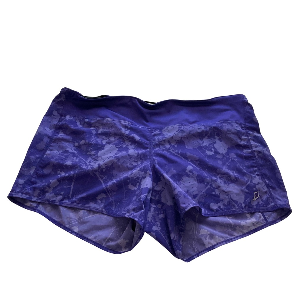 Skirt Sports Women's Purple Lined Athletic Shorts - Size XL - Workout Gym Casual